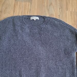 Philosophy Textured Crewneck Sweater in Charcoal